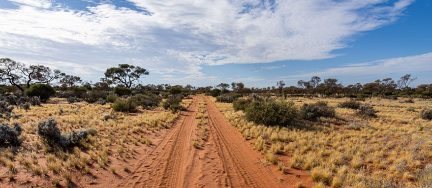Dirt road, Outback Australia